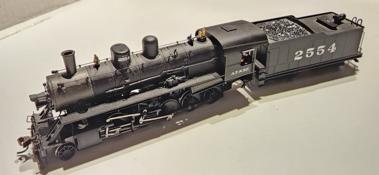 Bachmann Spectrum HO 2-10-0 Russian Decapod A.T. & S.F. #2554
