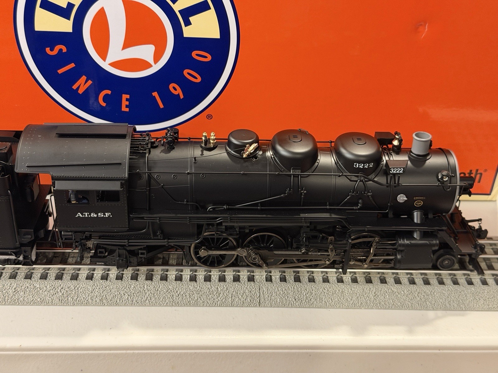 Lionel O-Scale 6-84472 Legacy ATSF Santa Fe Brass Hybrid Mikado Steam Locomotive
