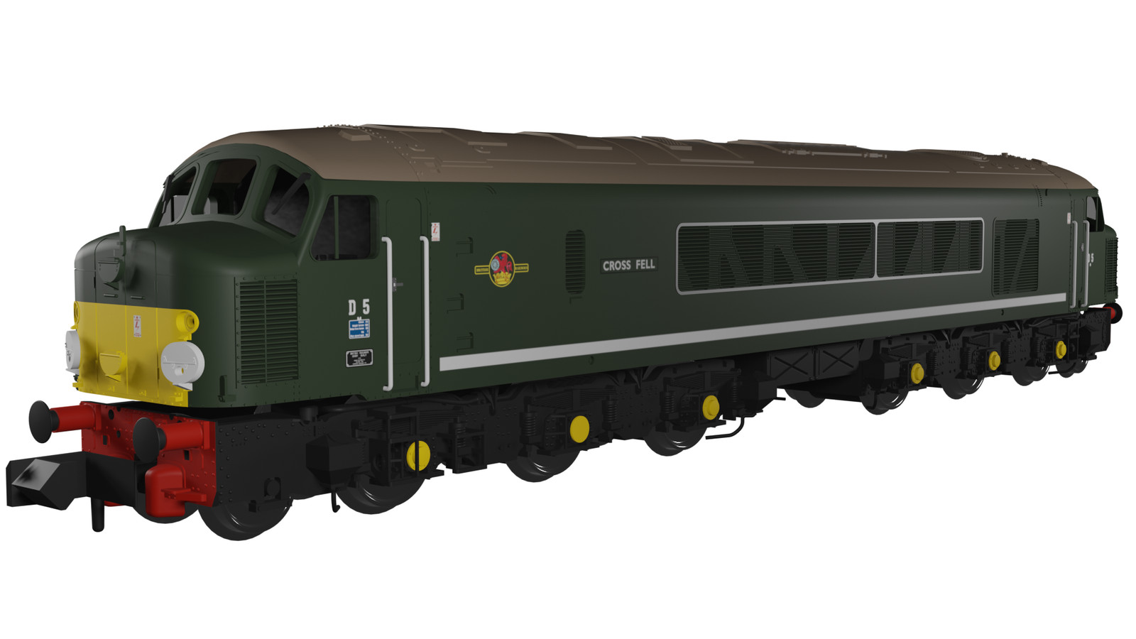 Rapido Trains 948504 N Gauge Class 44 D5 Cross Fell BR Green SYP DCC Sound