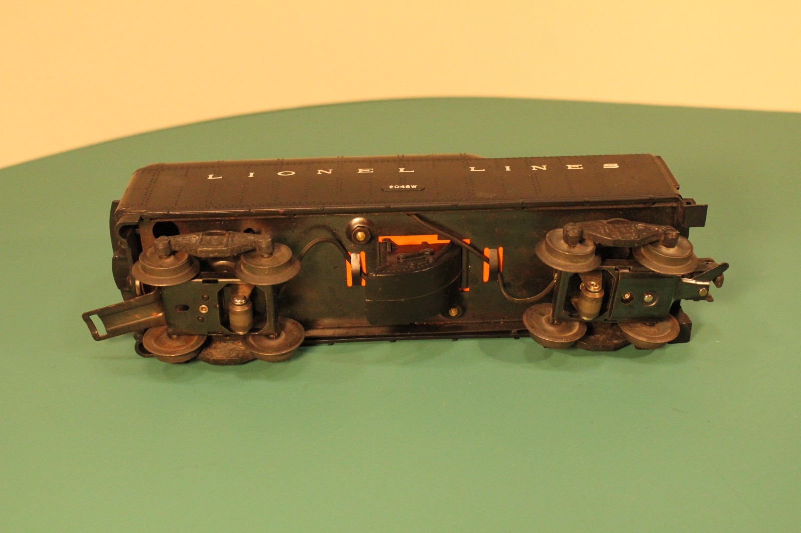 POST WWII LIONEL 736 BERKSHIRE STEAM LOCOMOTIVE & 2046W COAL TENDER, WORKS/RUNS
