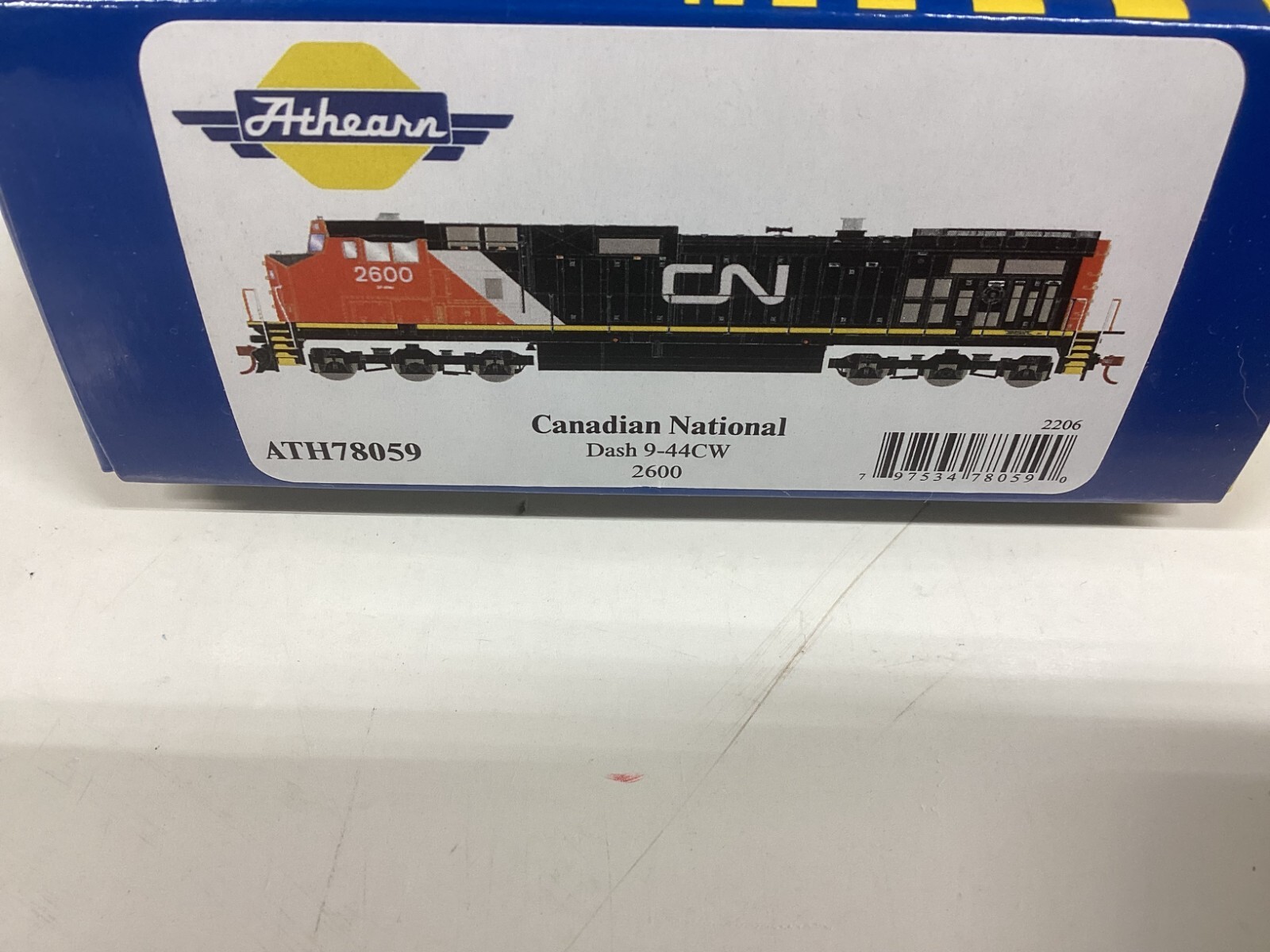 Athearn #78059 HO scale “CN” Dash 9-44CW DCC & SOUND READY Rd.#2600