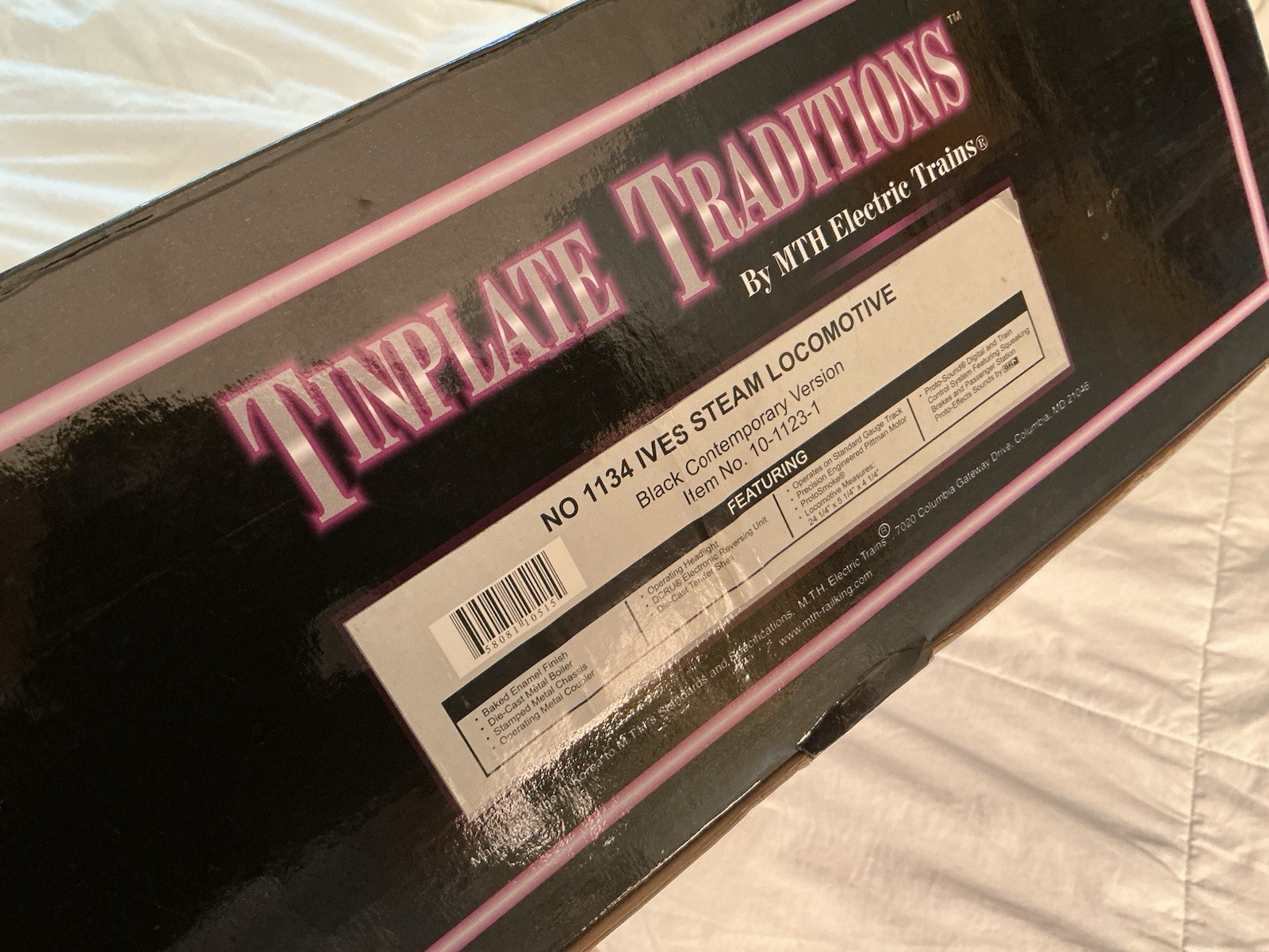Standard Gauge MTH 10-1123-1 Ives Steam Locomotive 1134 Black Traditional Train