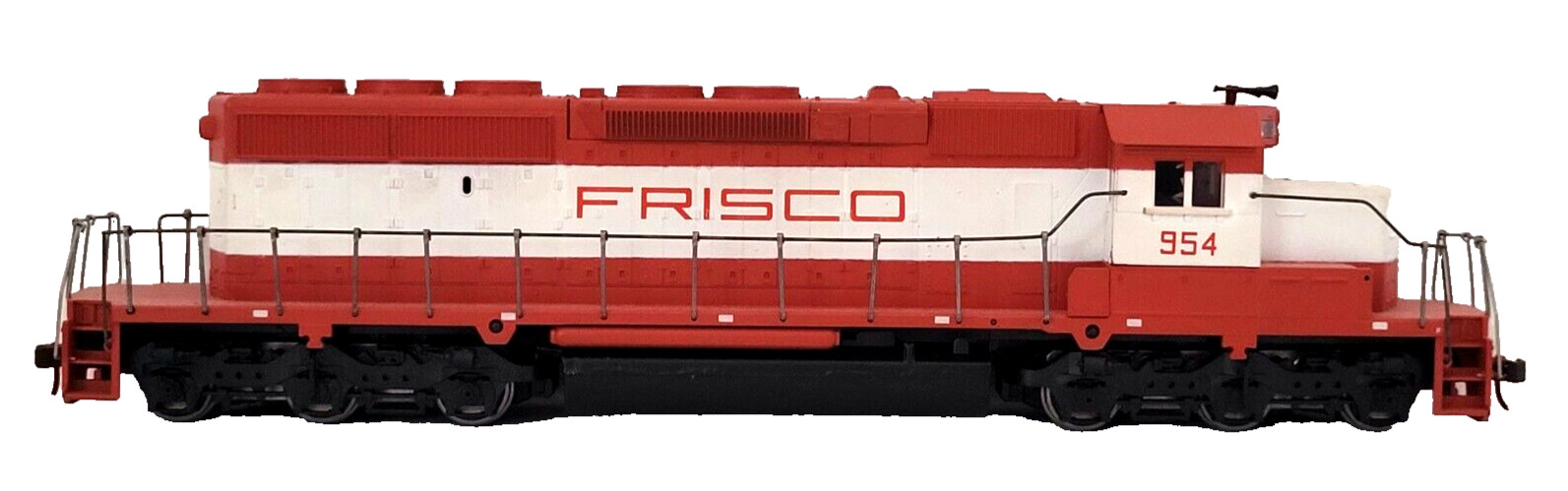 ATHEARN BLUE BOX HO SCALE SD40-2 FRISCO #954 DC POWERED USED TESTED