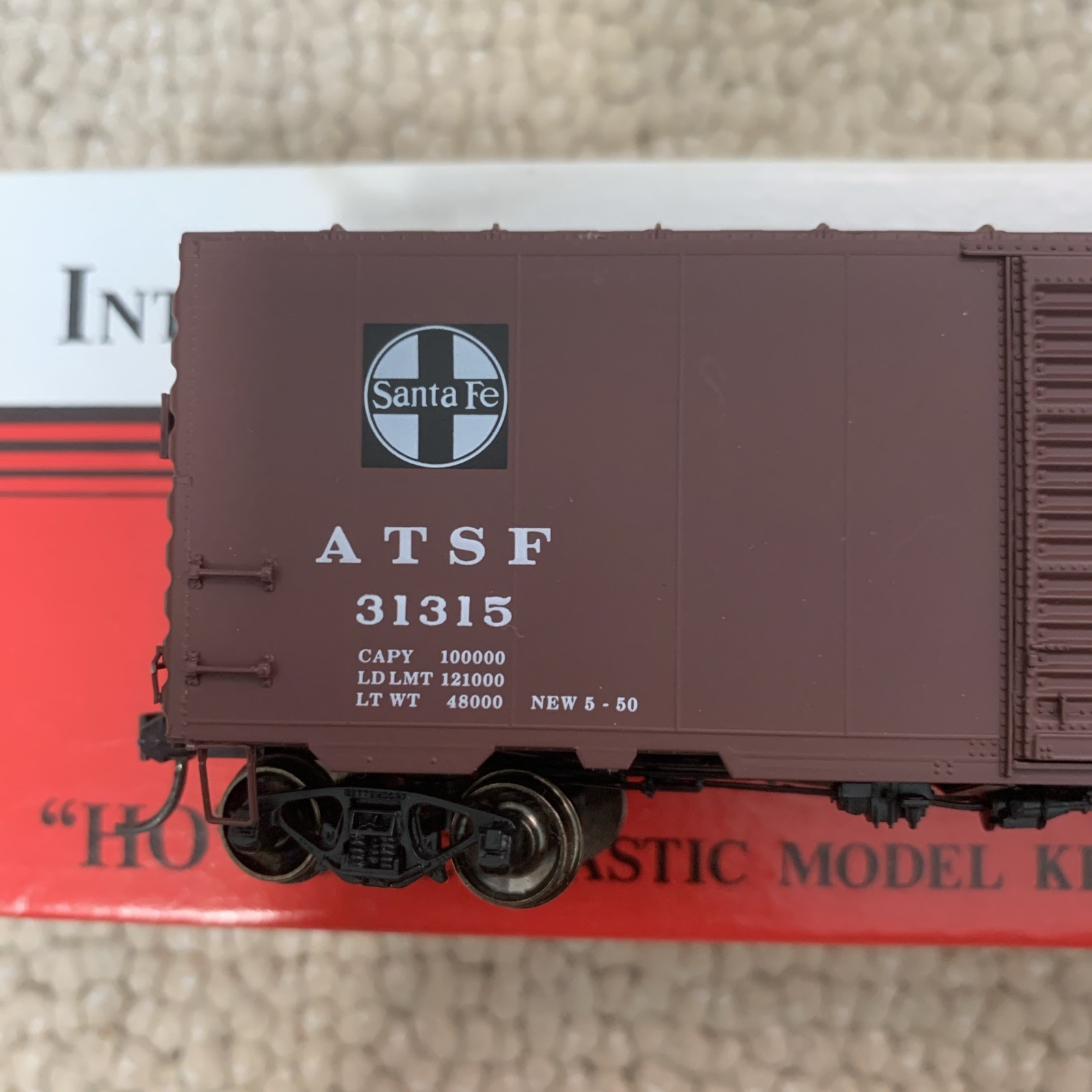 InterMountain Railway HO Santa Fe 40′ PS-1 Boxcar – LN! Assembled 🤩