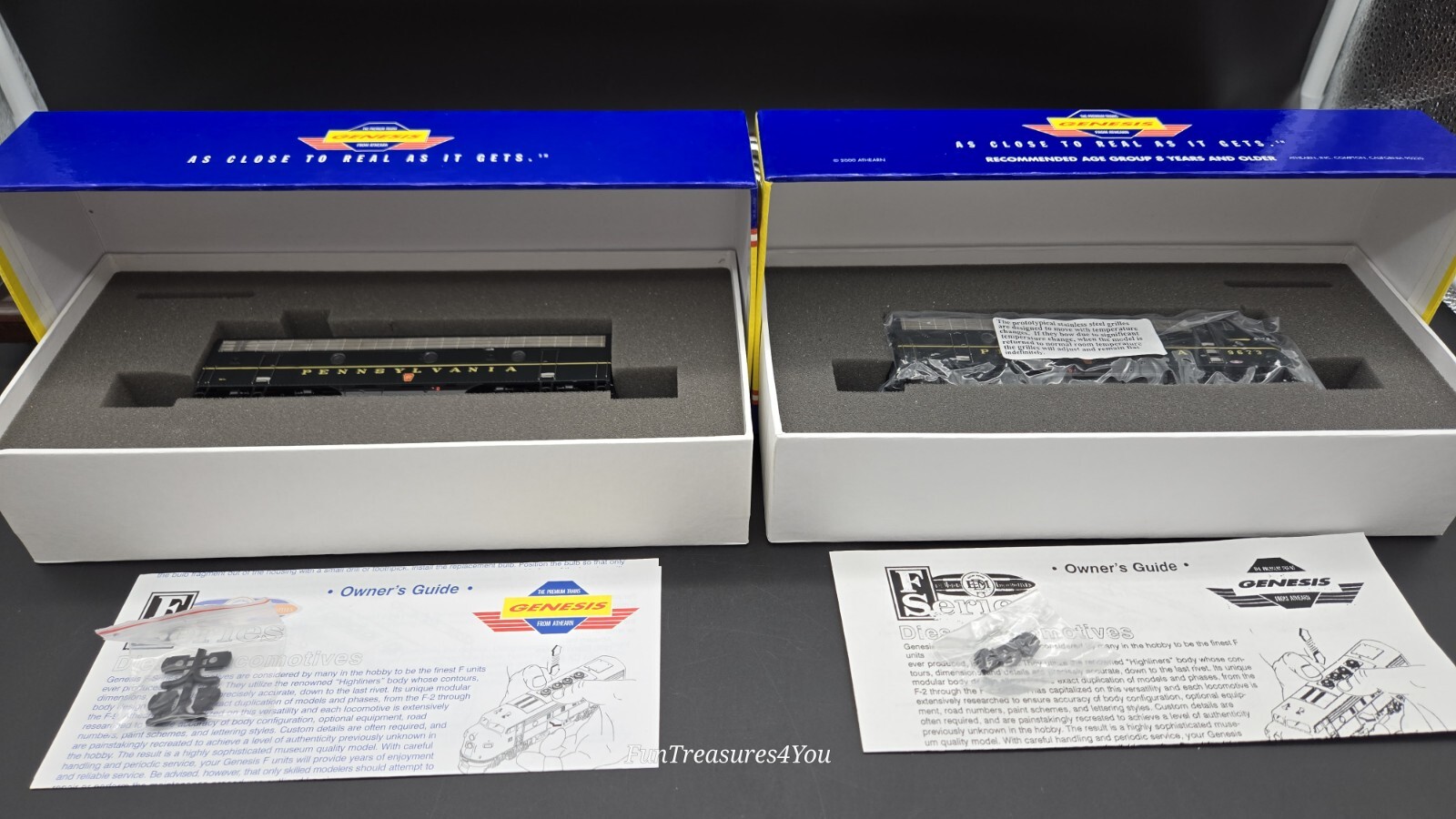 🚂 HO Scale Athearn Genesis G15014 G15015 Pennsylvania F7A-F7B #9673 0G1501aC LN
