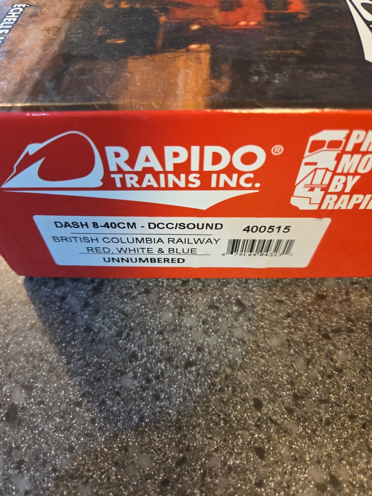 HO-Scale- Rapido British Columbia Railway – DCC/ Sound. Brand New In Box