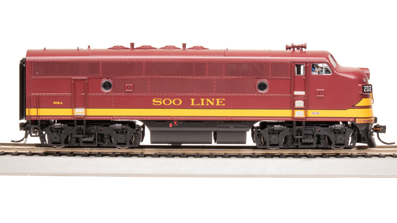 Broadway Limited 8175 HO Scale Soo Line EMD F3A Maroon & Imitation Gold #202A