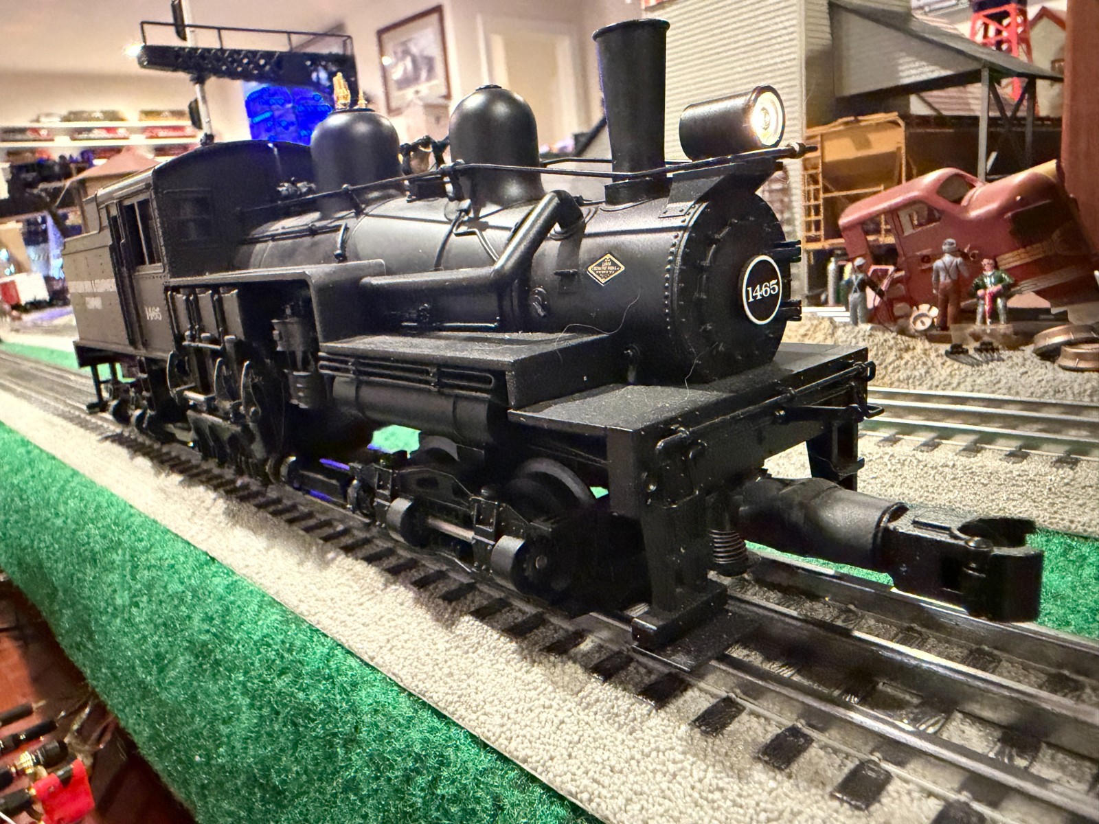 K-line K3499-1465CC SO. Iron & Equipment Shay Locomotive #1465 w/TMCC LN/Box