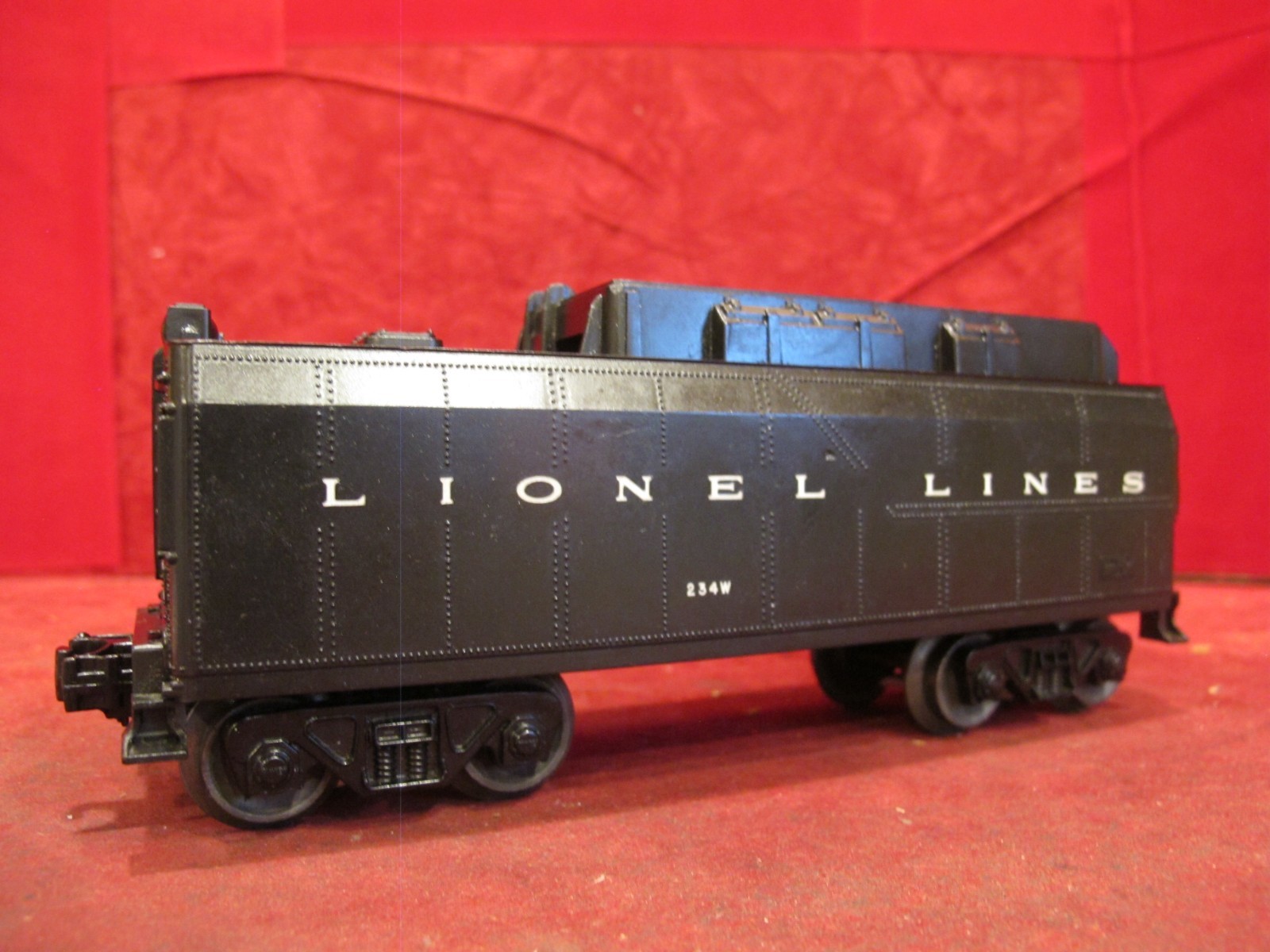 very clean Lionel Lines 234W Whistle Tender Postwar O Gauge Tested works well