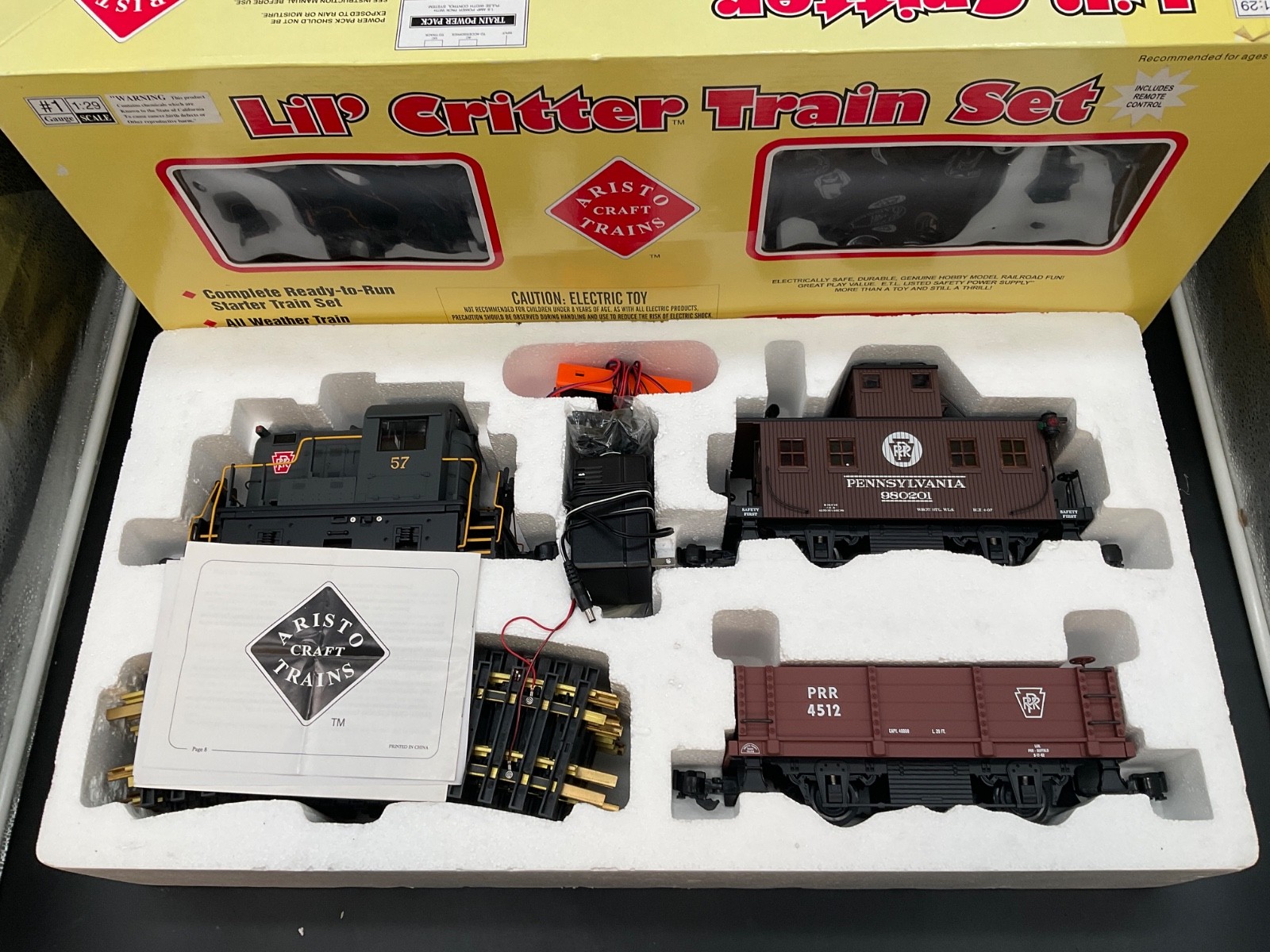 **NEW** ARISTO CRAFT – LIL’ CRITTER TRAIN SET 1:29 G SCALE “PENNSYLVANIA”