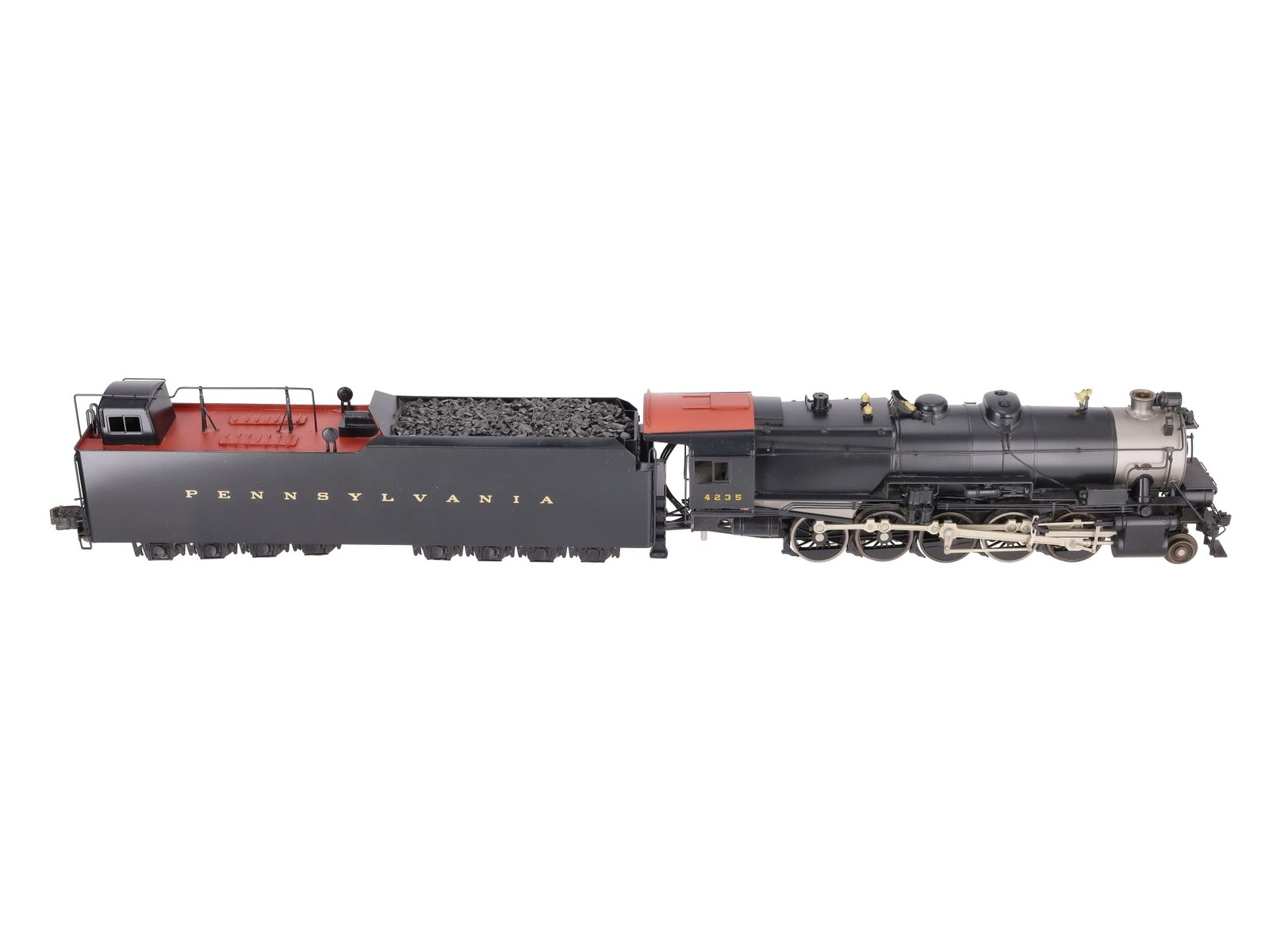 3rd Rail 4235 O Brass Pennsylvania I-1 2-10-0 Steam Locomotive & Tender EX/Box
