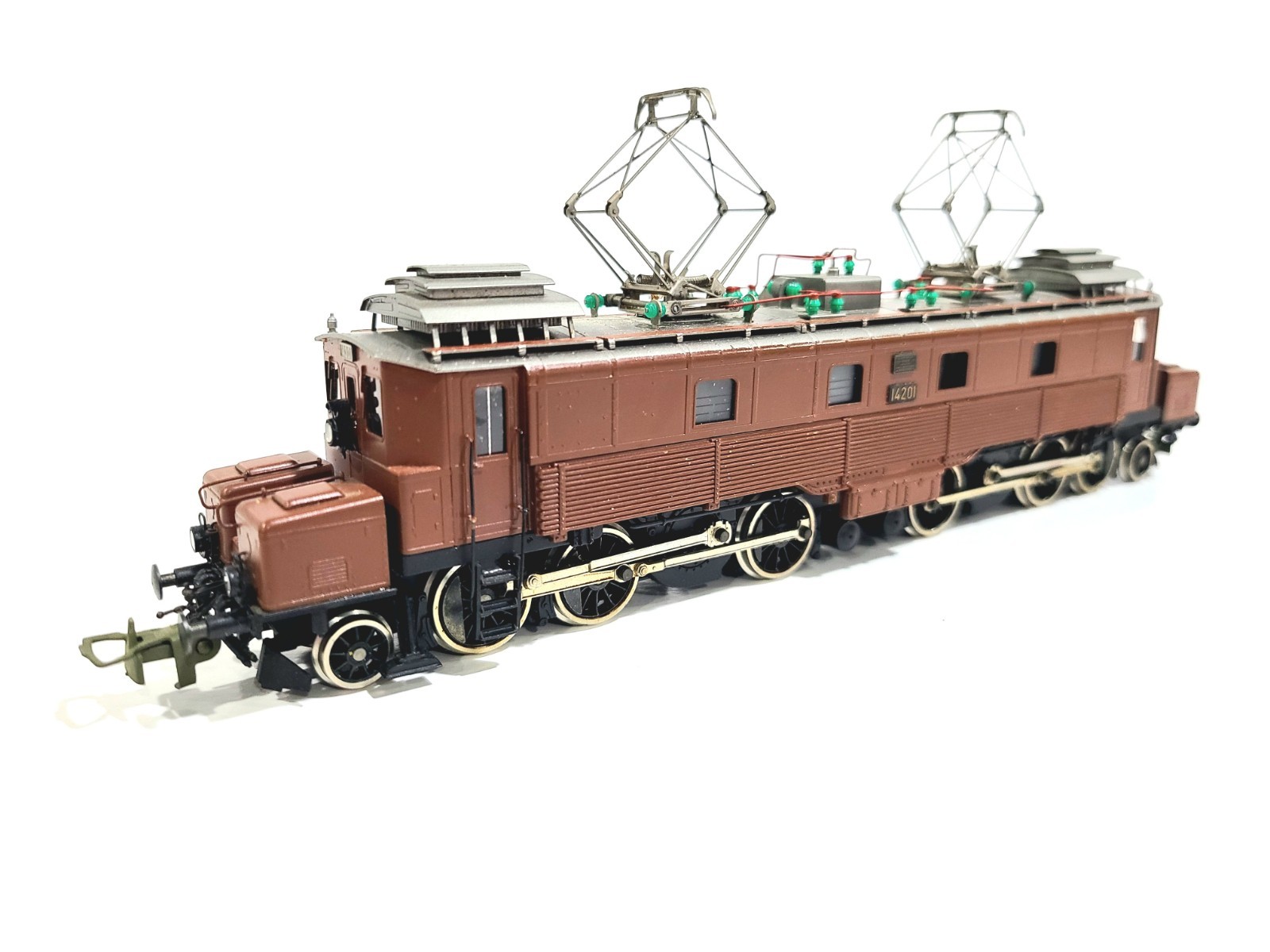 Metropolitan SBB-CFF Ce 6/8 Schlotterbut Brown #14201 HO Brass Model #742