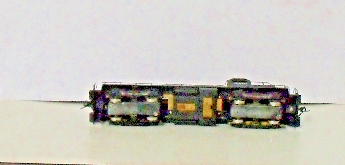 HO NYC brass RS diesel. used. Can motor. Runs fine. DC loco. No box.