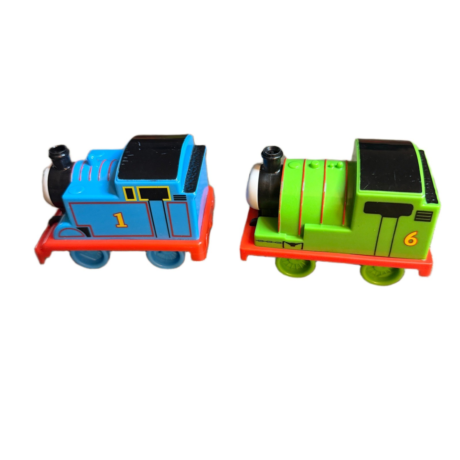 Thomas & Friends Mattel GGT38 Thomas and Percy Push Along Train Engine Toy Lot