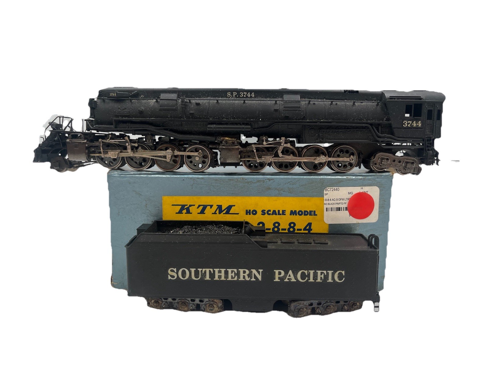 Ktm Ho Scale S.p Ac-9 2-8-8-4 Articulated Rtc Model Lp 3744 Painted