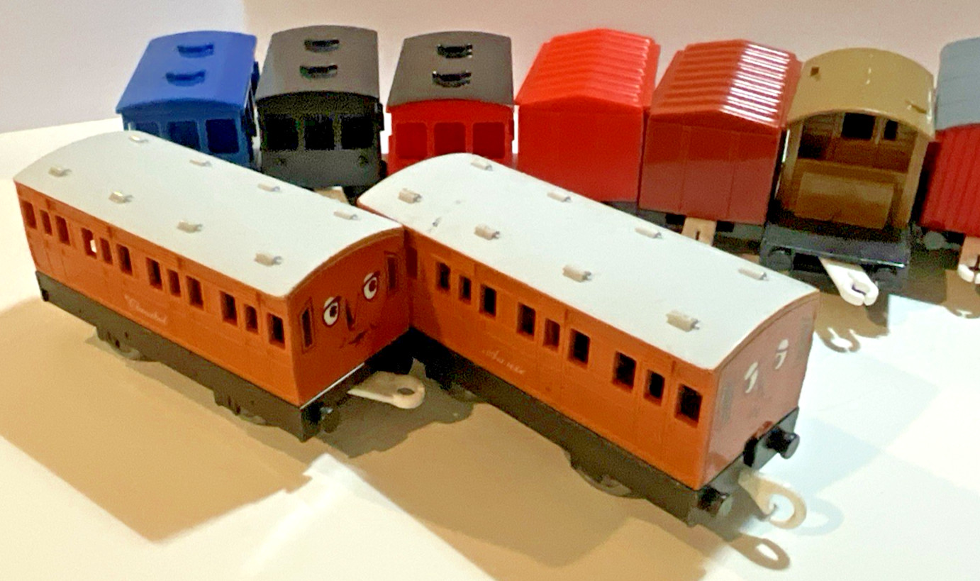Thomas And Friends Tomy Plarail TrackMaster Cargo Cars Wagons Lot of 12 Vintage