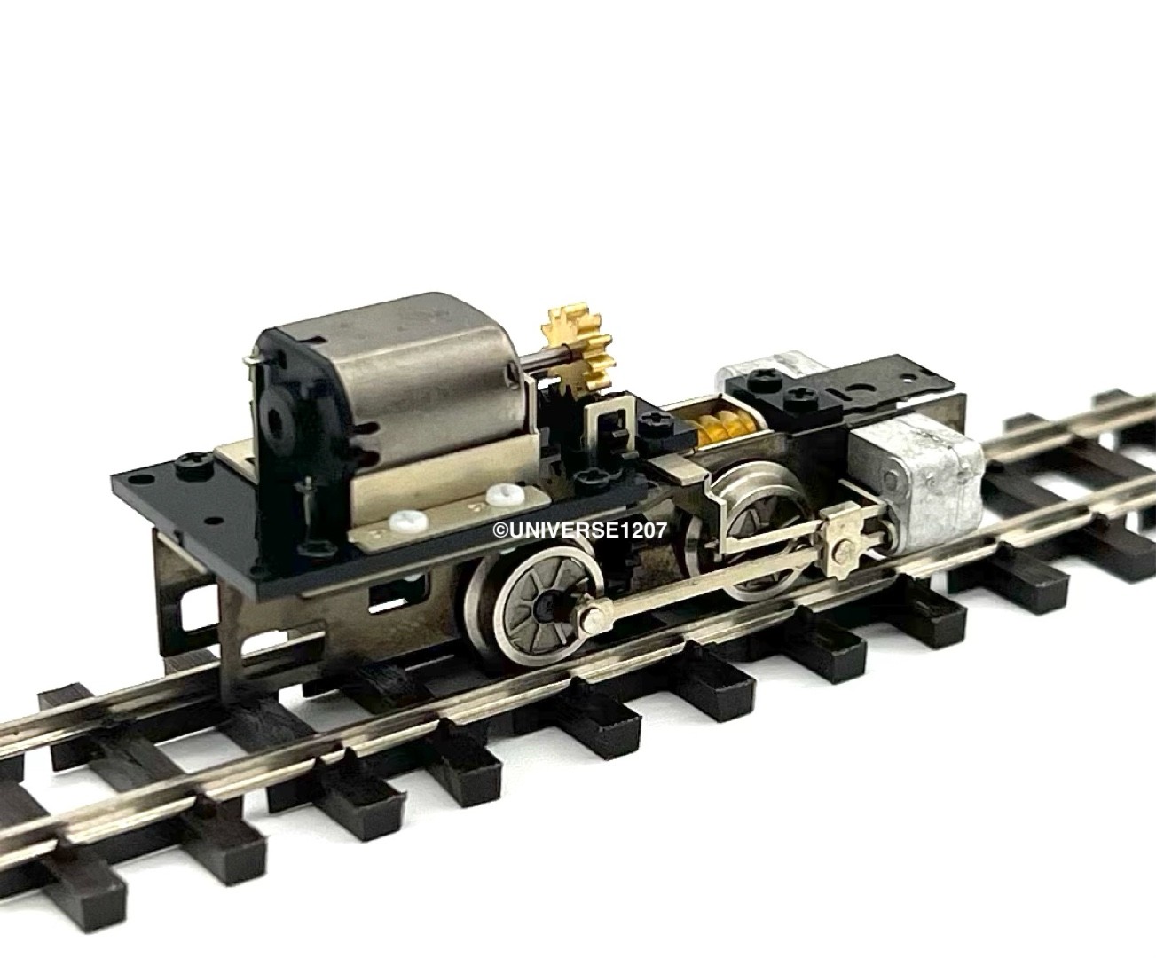 N/HOn30/HOe/009 Scale Aru 0-4-0 Steam Locomotive Power Drive Chassis 14mm/7mm