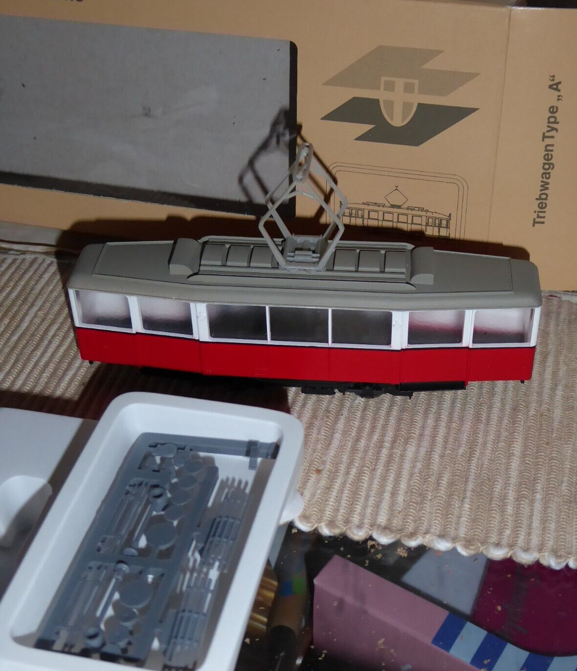 Halling H0 Vienna Tram Motor Car KSW Type A Without Motor, Tram Tramway OVP