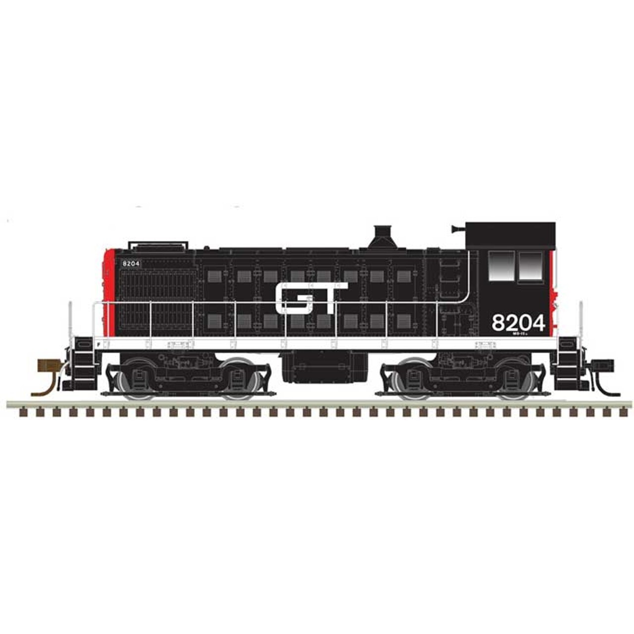 Atlas ~ HO Scale ~ Alco S4 ~ Standard DC ~ Grand Trunk Western #8200 ~ 10003818