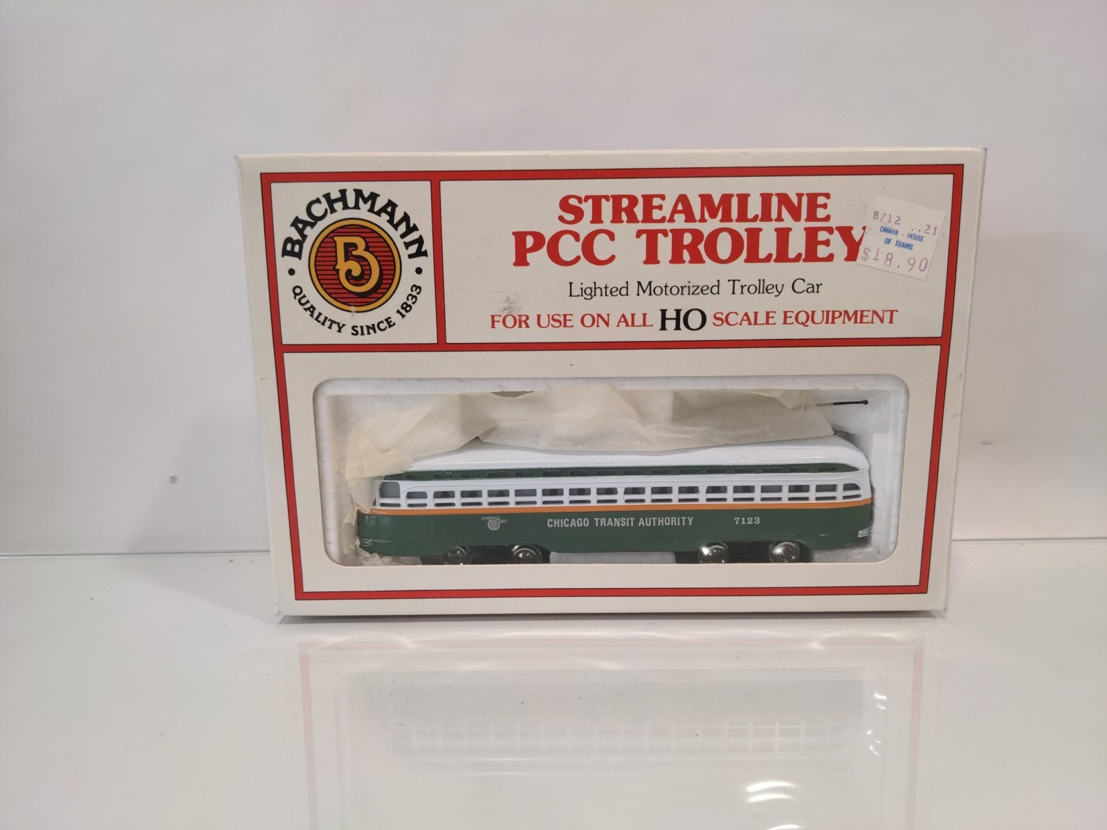 Bachmann HO Chicago Transit Authority CTA Streamline PCC Trolley