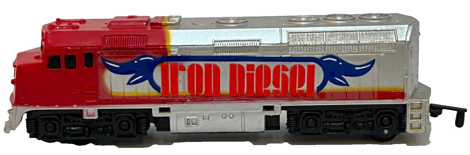 Vintage Iron Diesel Locomotive Train Toy State Industries Railroad