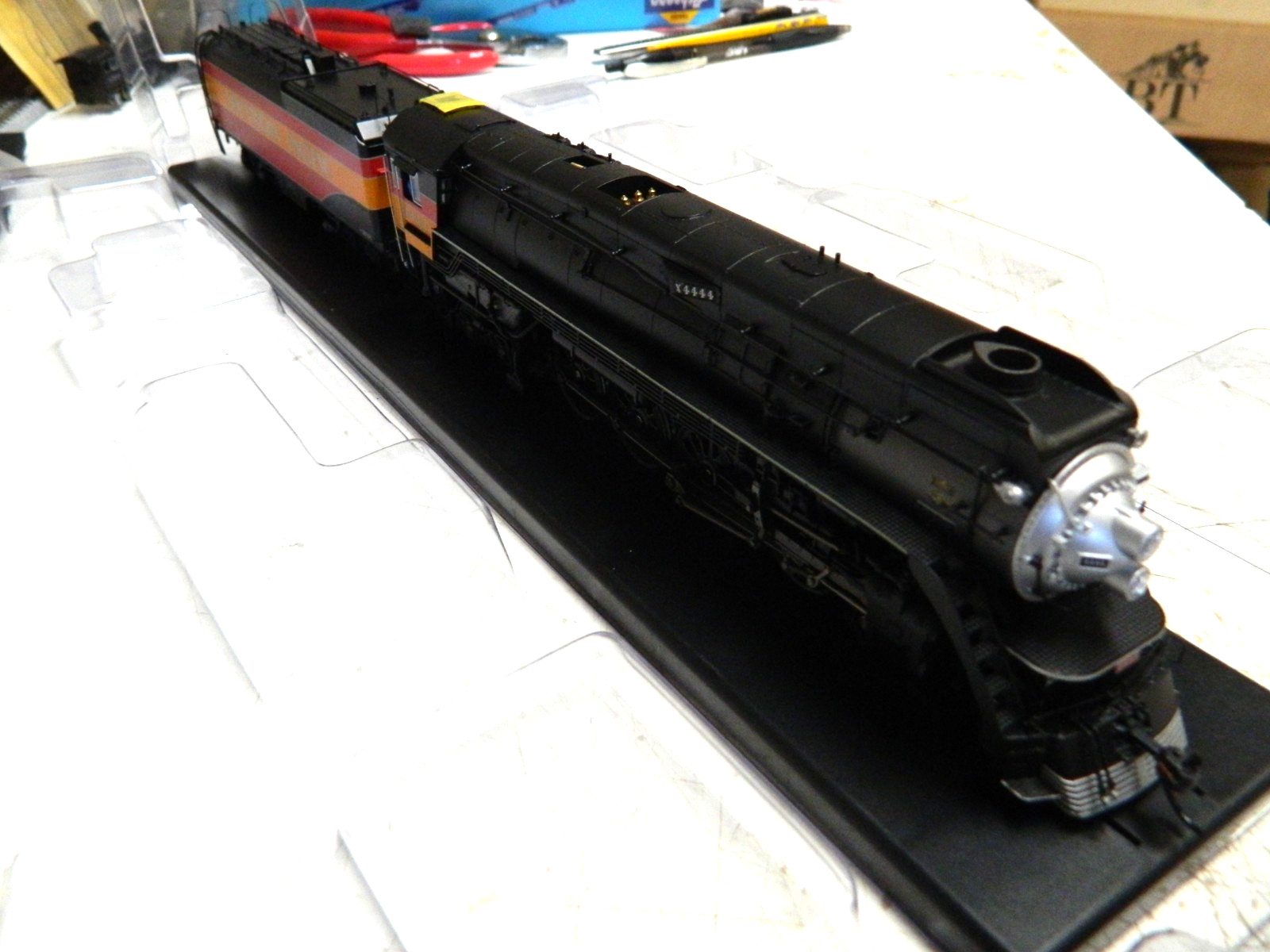 HO, BLI #9832,SP GS-4#4444,new run,,brand new,DC/DCC,snd,smoke,factory new