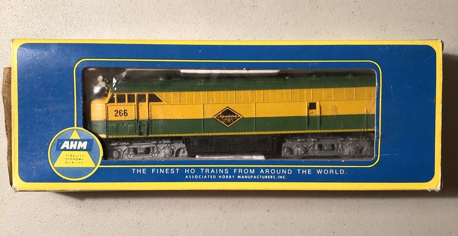 Vintage AHM Reading Lines 266 Locomotive Train Engine – Tested And Runs!