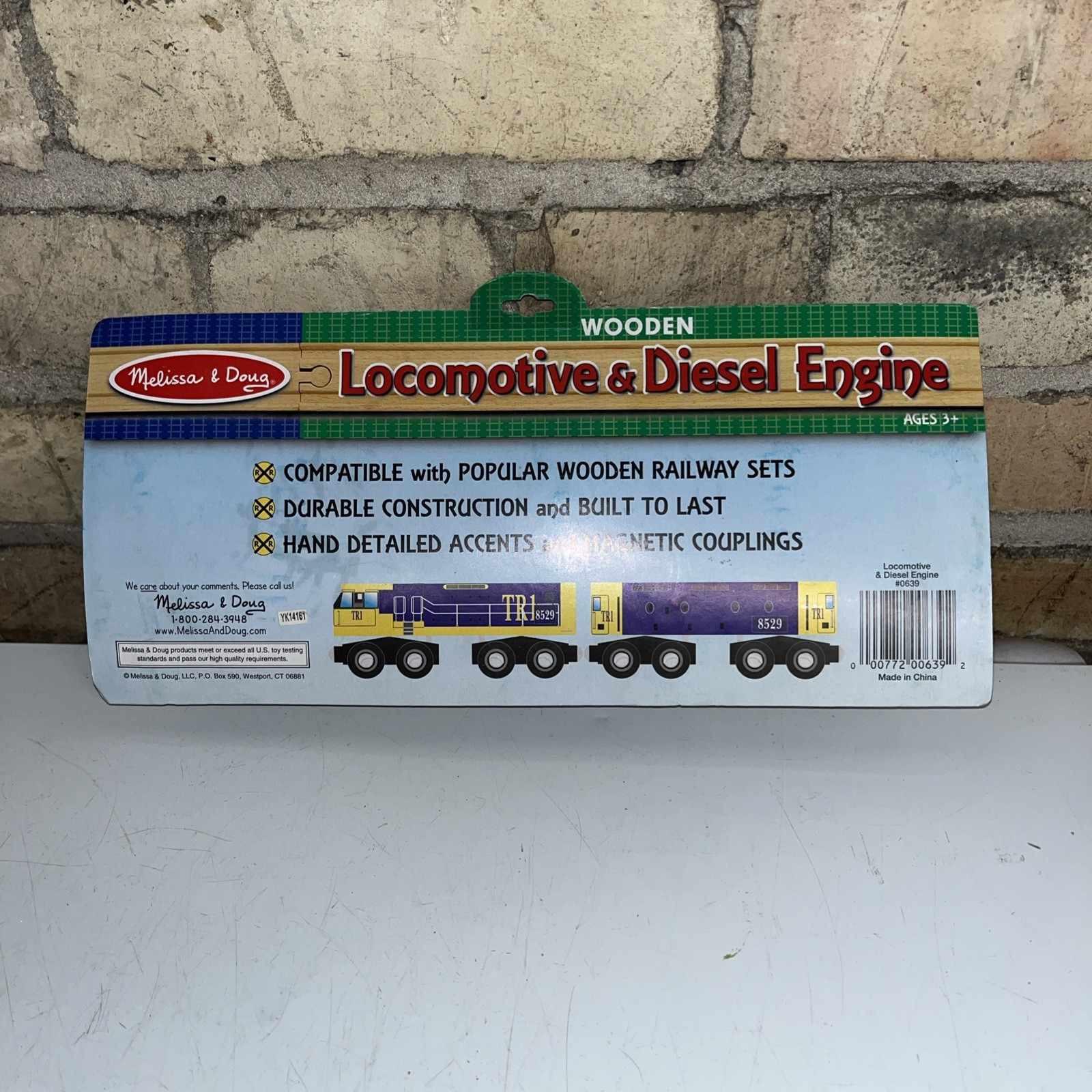 Melissa & Doug Locomotive & Diesel Engine Wooden Train Retired – VHTF – See Desc