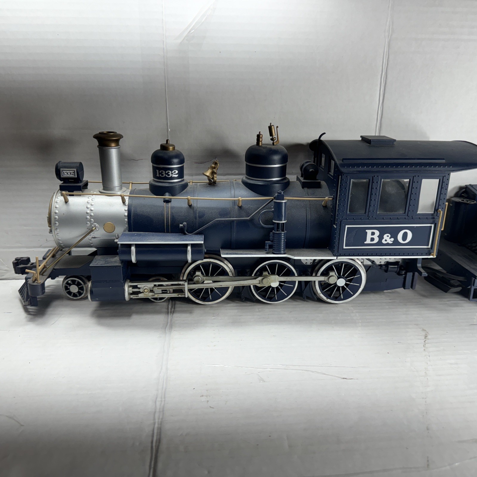 Bachmann G Scale 4-6-0 B&O Steam Locomotive, Royal Blue Engine For Train Set