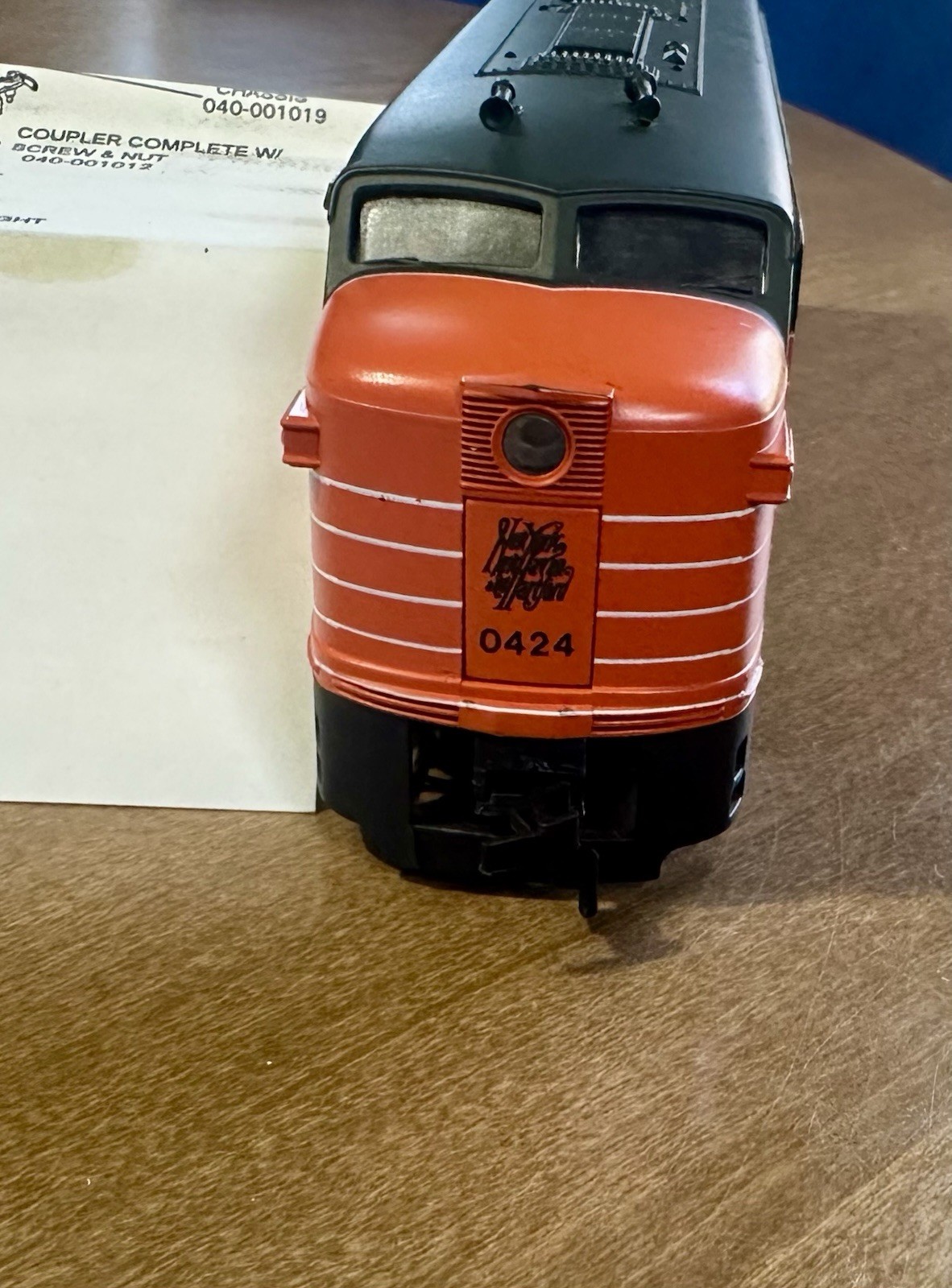 Frateschi HO New Haven 0424 Diesel Locomotive Orange & Black NEW in Open Box