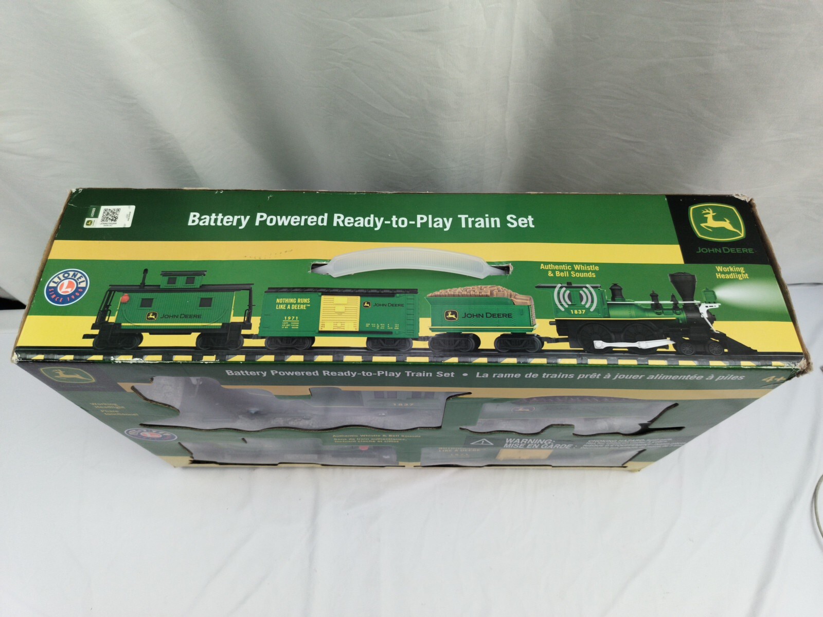 Lionel John Deere Battery Powered Ready-To-Play Train Set 2016 No Remote