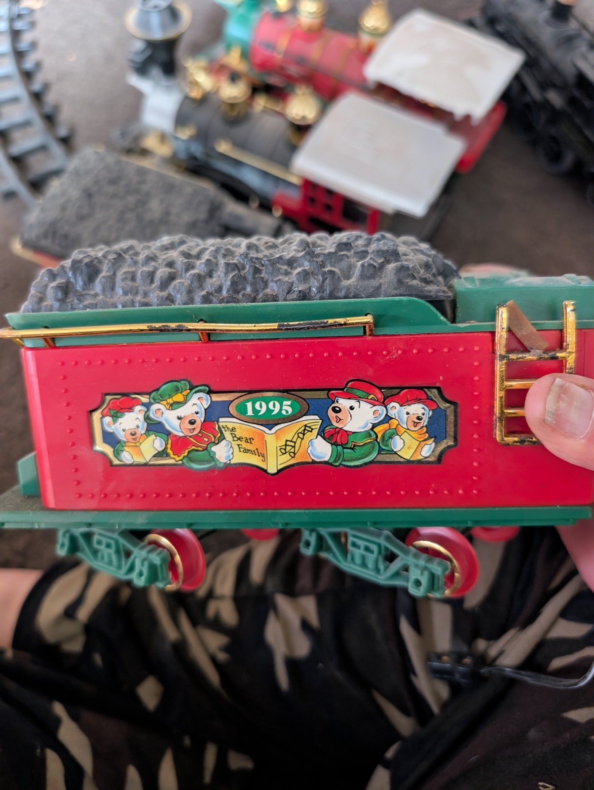 Vintage Bright G Gauge Steam Locomotives Denver & Musical Express 1986