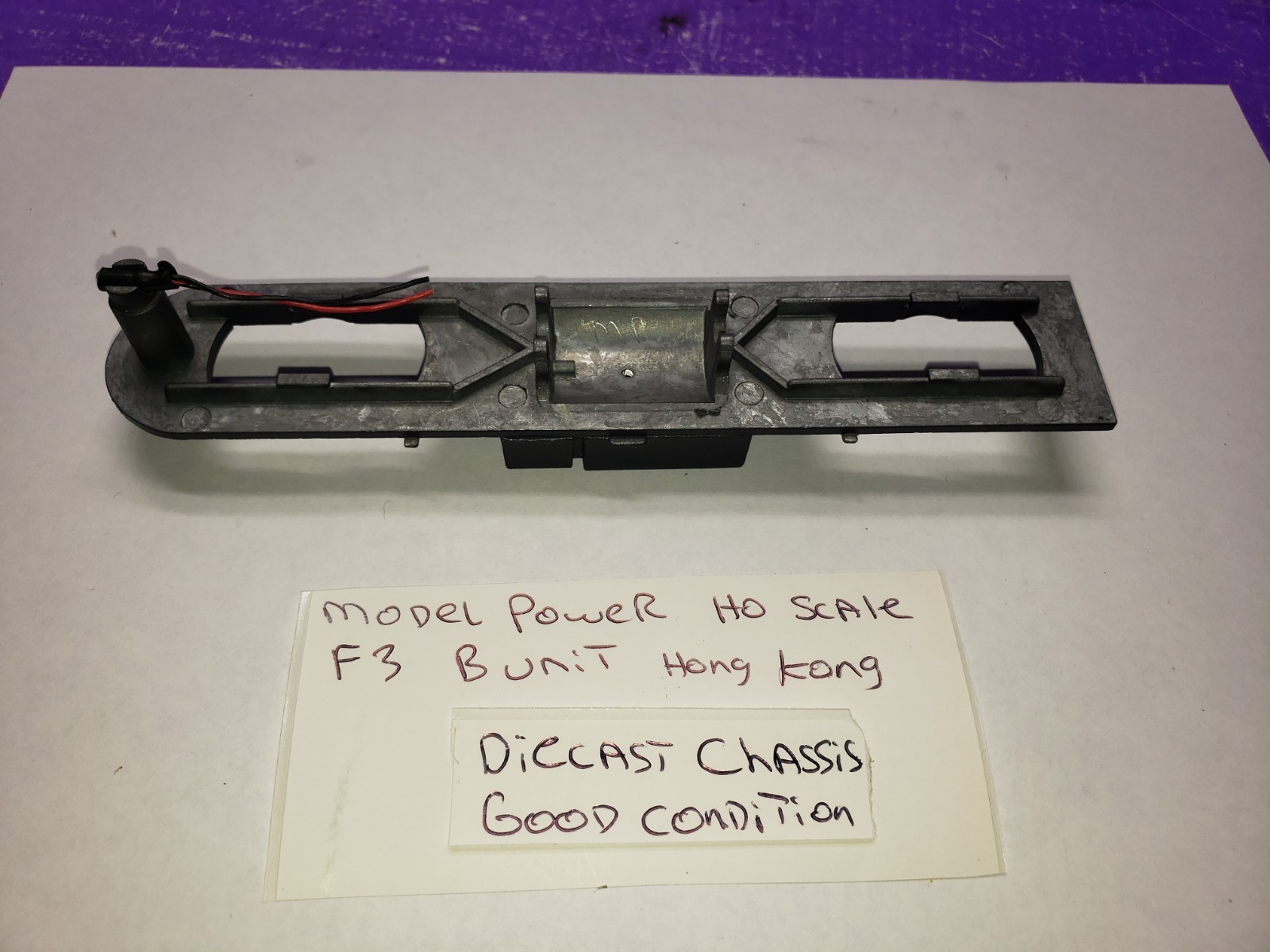 F3 B UNIT DIECAST METAL CHASSIS LOCOMOTIVE HO SCALE MODEL POWER HO SCALE