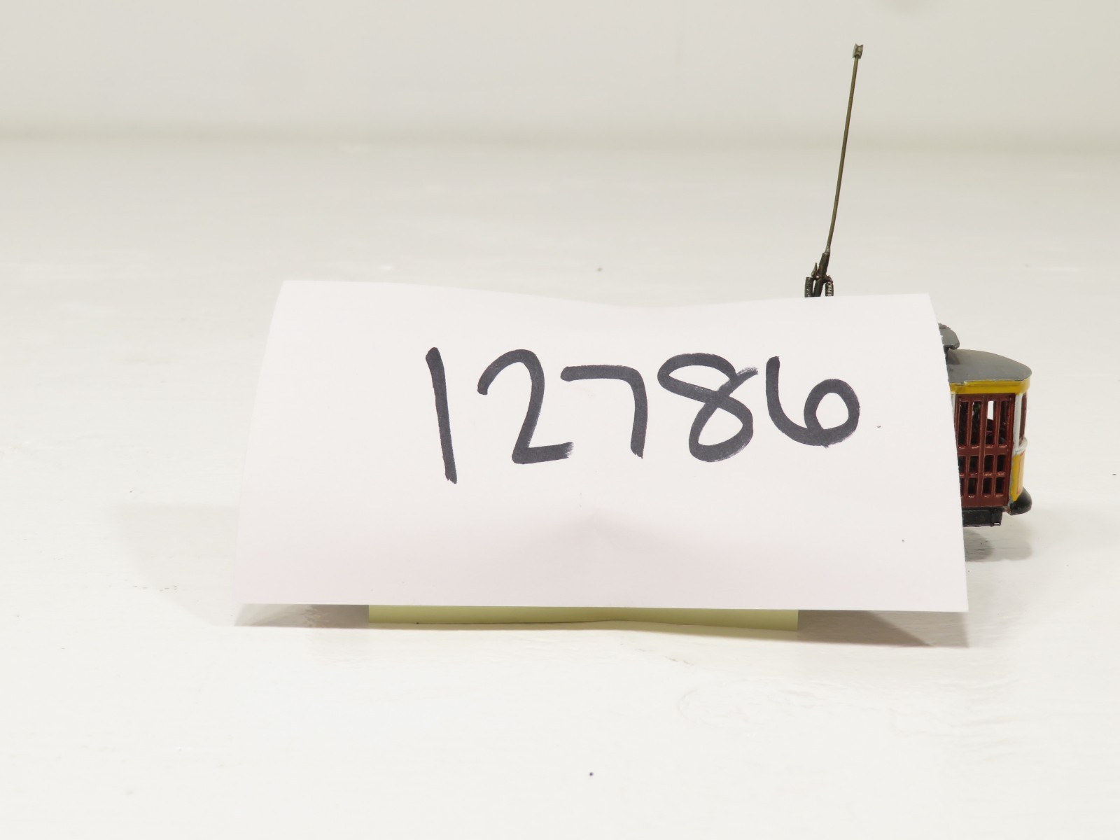 Suydam HO Brass Street Trolley Custom Painted As Is 12786