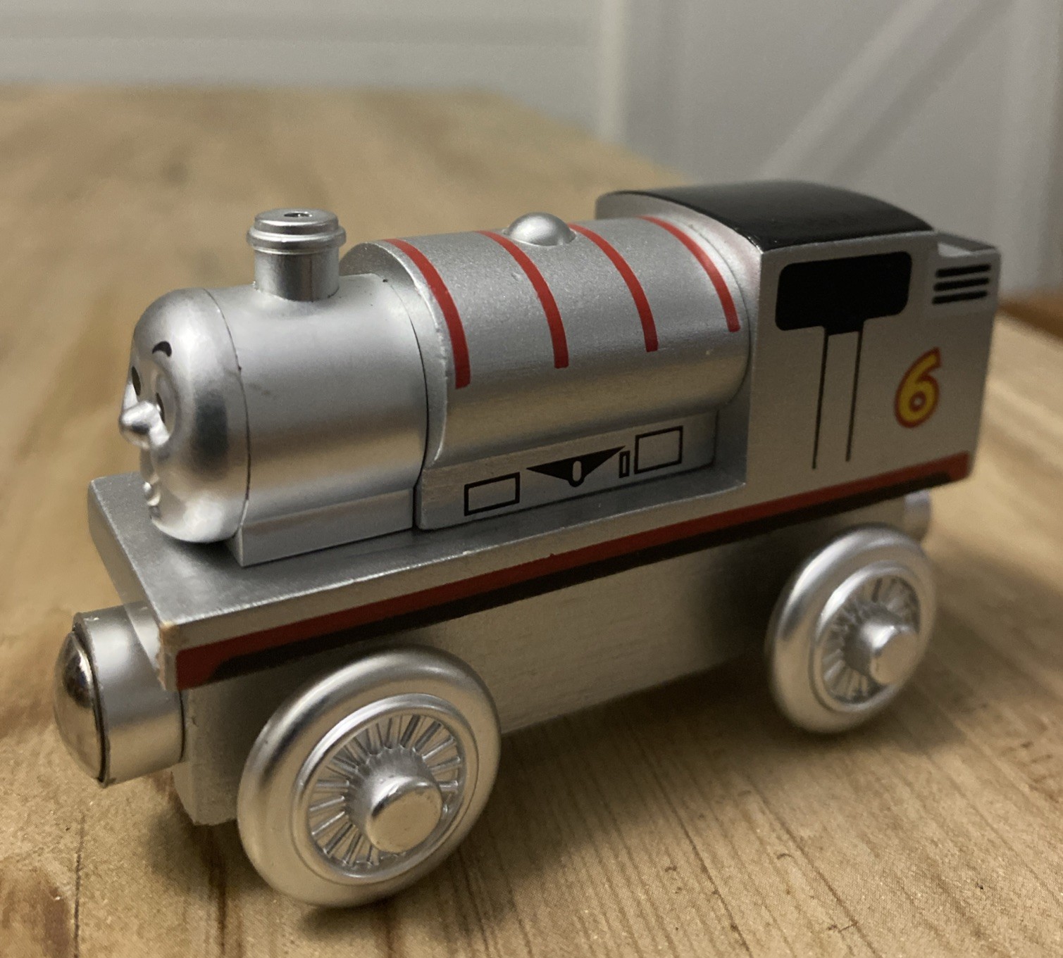 Thomas & Friends Wooden Railway Silver Percy 60 Year Limited Edition 2003