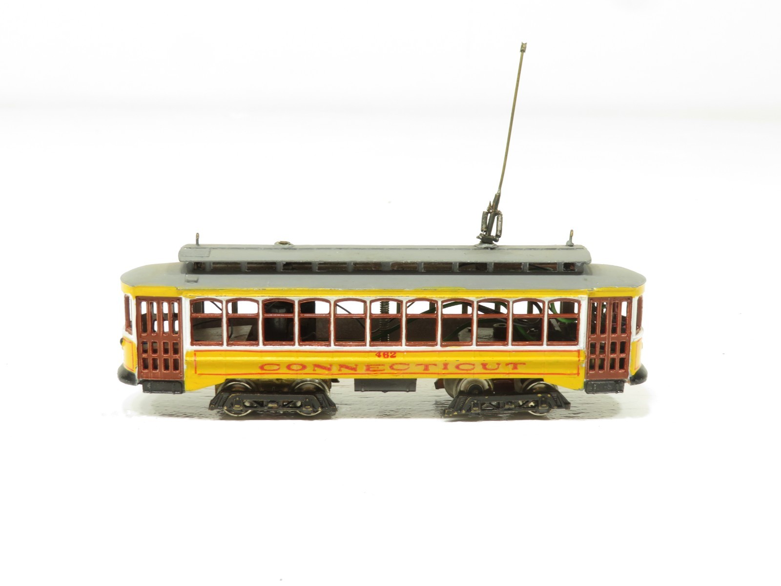 Suydam HO Brass Street Trolley Custom Painted As Is 12786