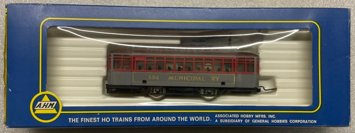 AHM HO #5301C – Brill Trolley – Municipal Railway #354