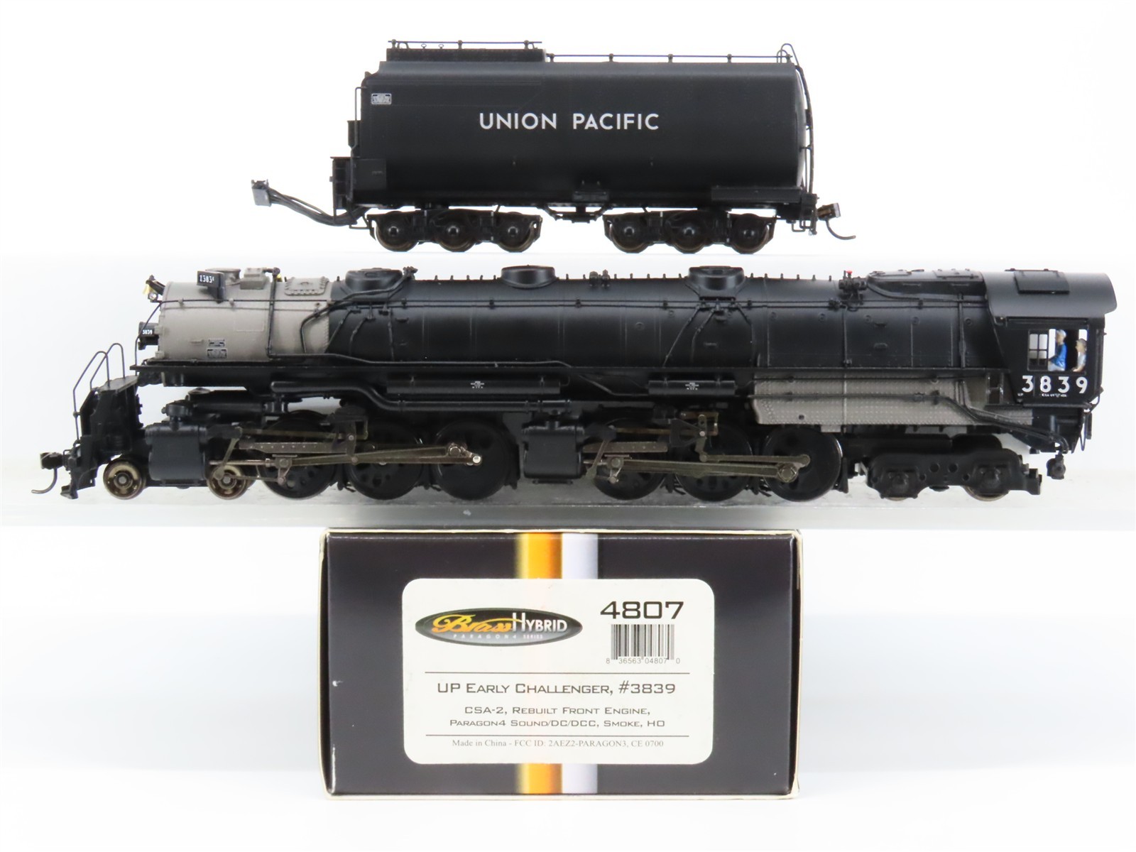 HO Broadway BLI BRASS HYBRID 4807 UP 4-6-6-4 Challenger Steam #3839 – Paragon4