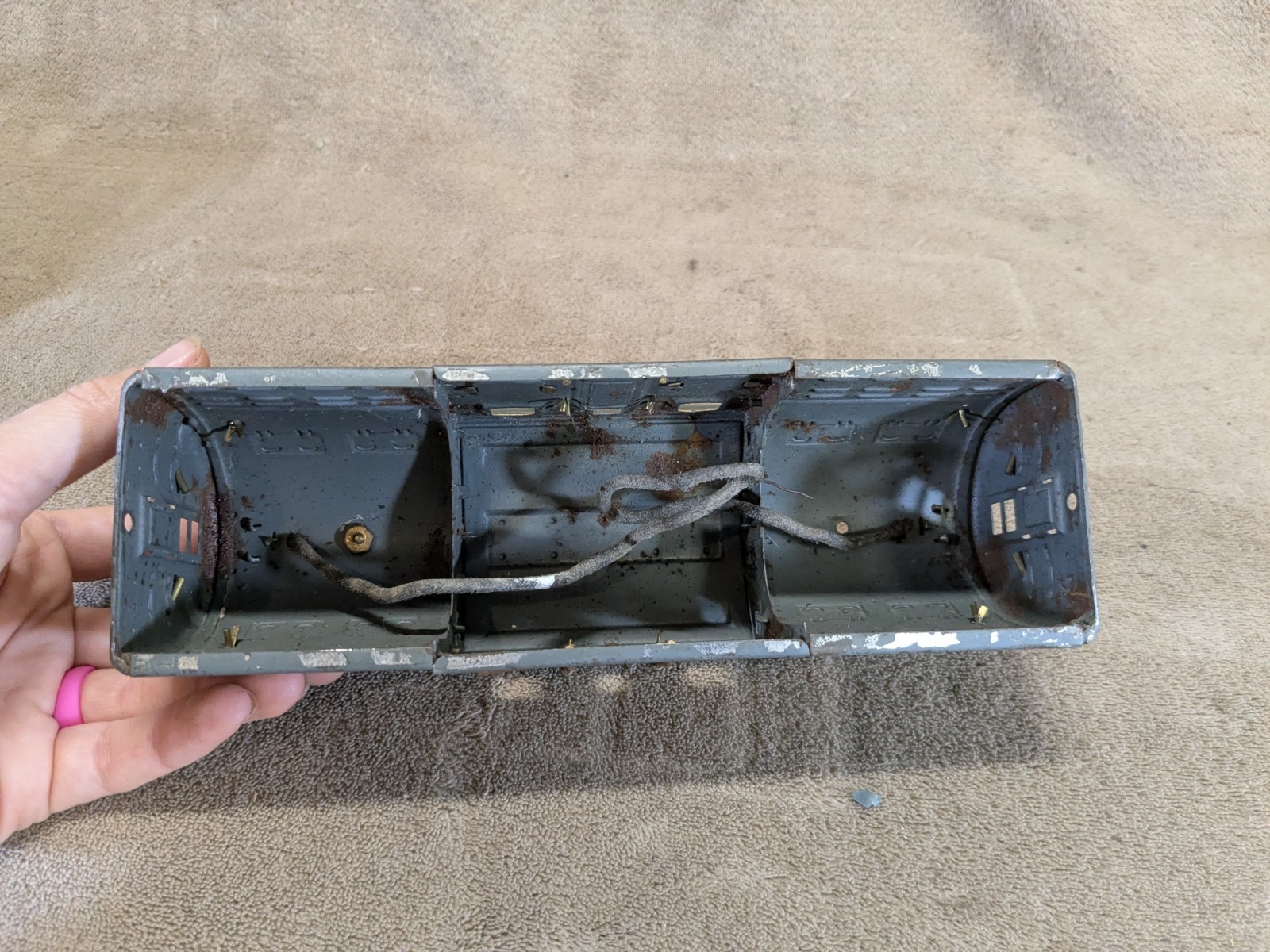 IVES Railway Prewar Standard Gauge 3257R Locomotive Shell Only Vintage