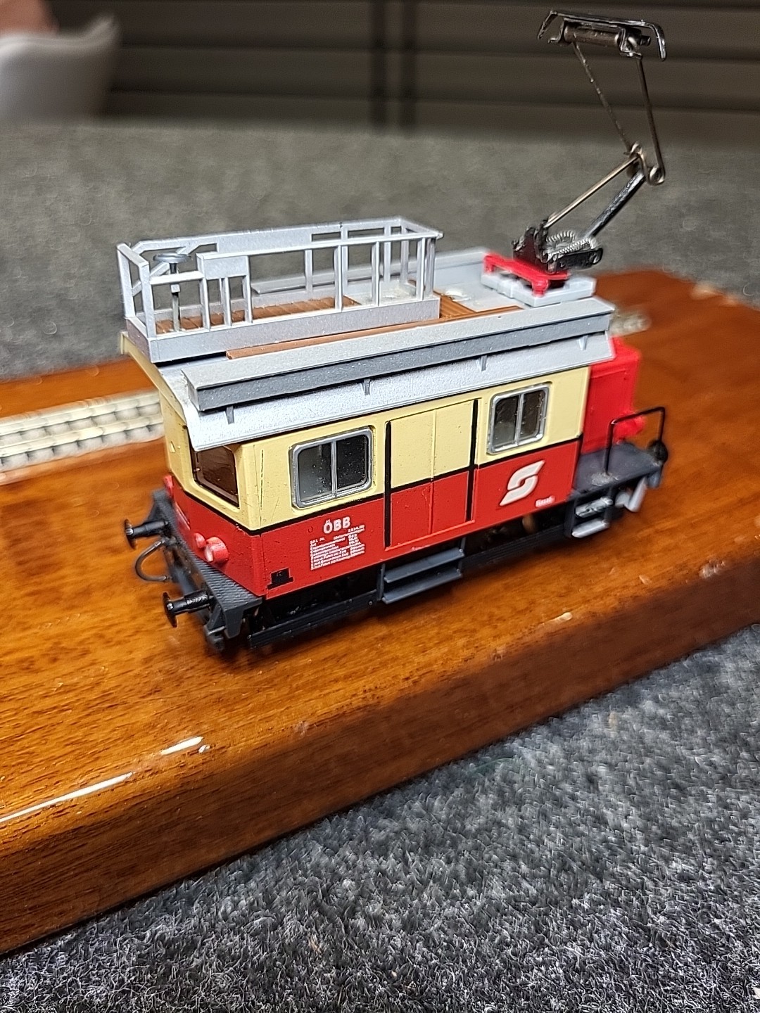 Vintage Kleinbahn HO Scale OBB X534.80 turmwagen Tower Maintenance Locomotive