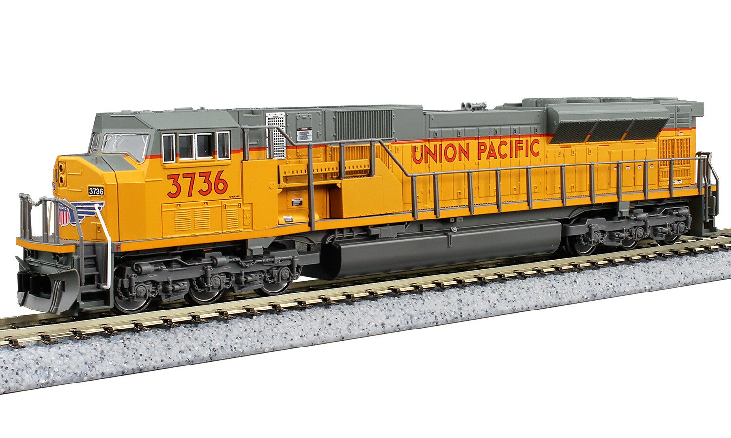 Kato 176-5624 N Scale UP Union Pacific EMD SD90/43MAC Diesel Locomotive #3736