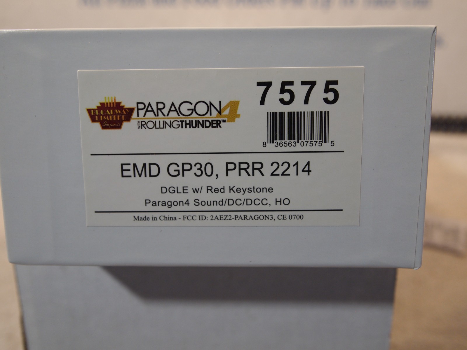 BROADWAY LIMITED 7575 PENNSYLVANIA GP-30 #2214 w/PARAGON 4 SOUND IN DCC/DC