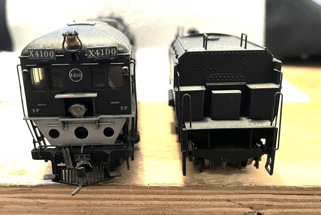 KTM Southern Pacific 4100 HO Scale Cab Forward Brass Steam Locomotive and Tender