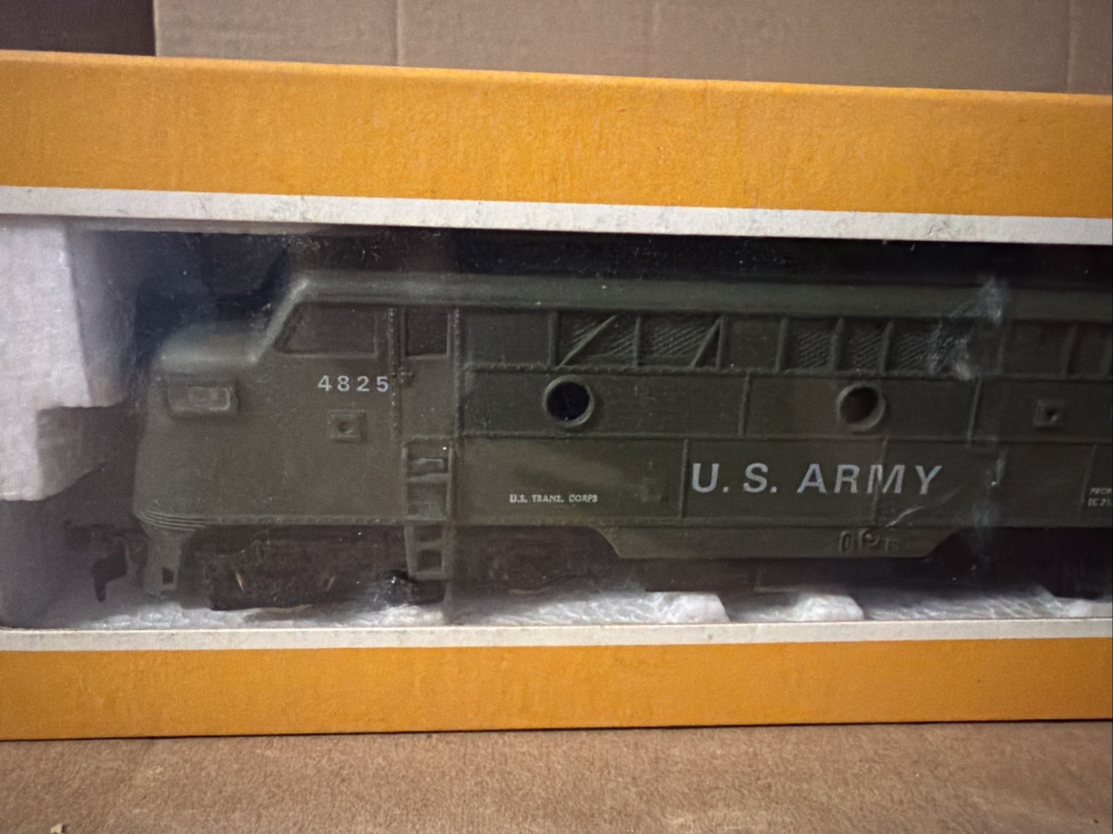 Vintage Cox HO Scale US Army F3 Diesel Locomotive 6111-6 MIB