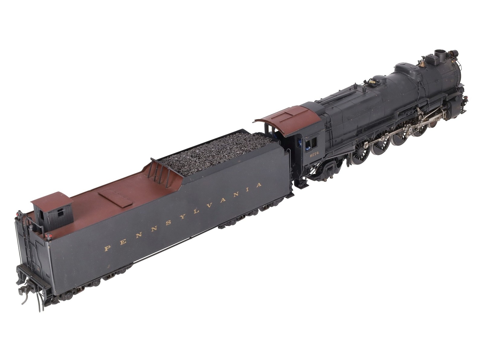 3rd Rail O Gauge BRASS PRR Locomotive & Tender #6774/Box