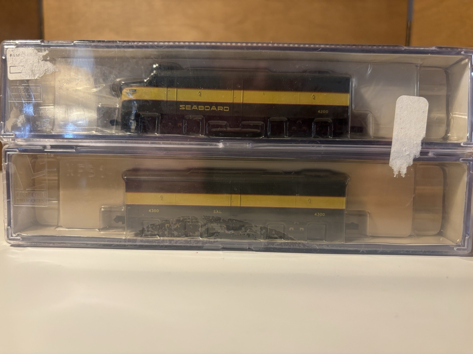 Life-Like N Scale Seaboard SAL FA-1 #4200 & FB-1 #4300 Powered Set 7455 NEW NIB