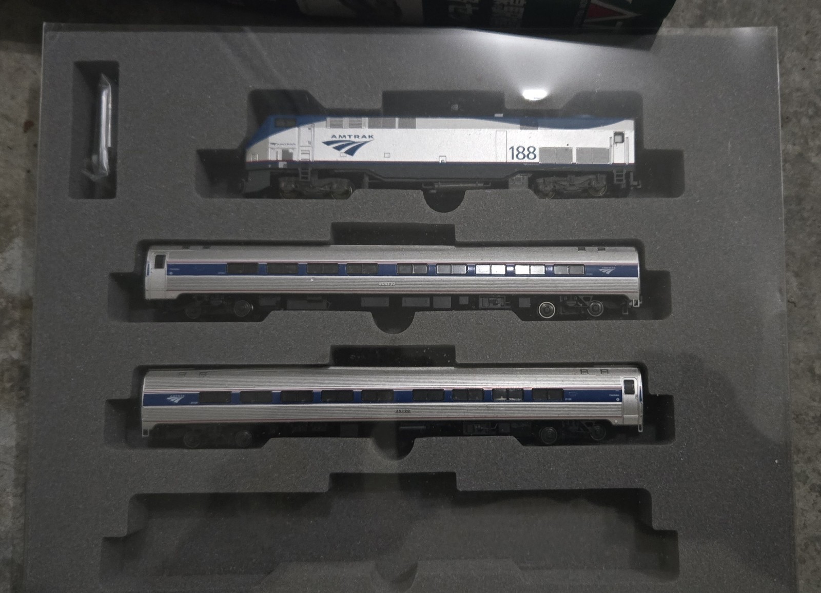 Kato N Scale Amtrak Afleet P42 Viewliner Intercity Express Phase VI 4 *Read!