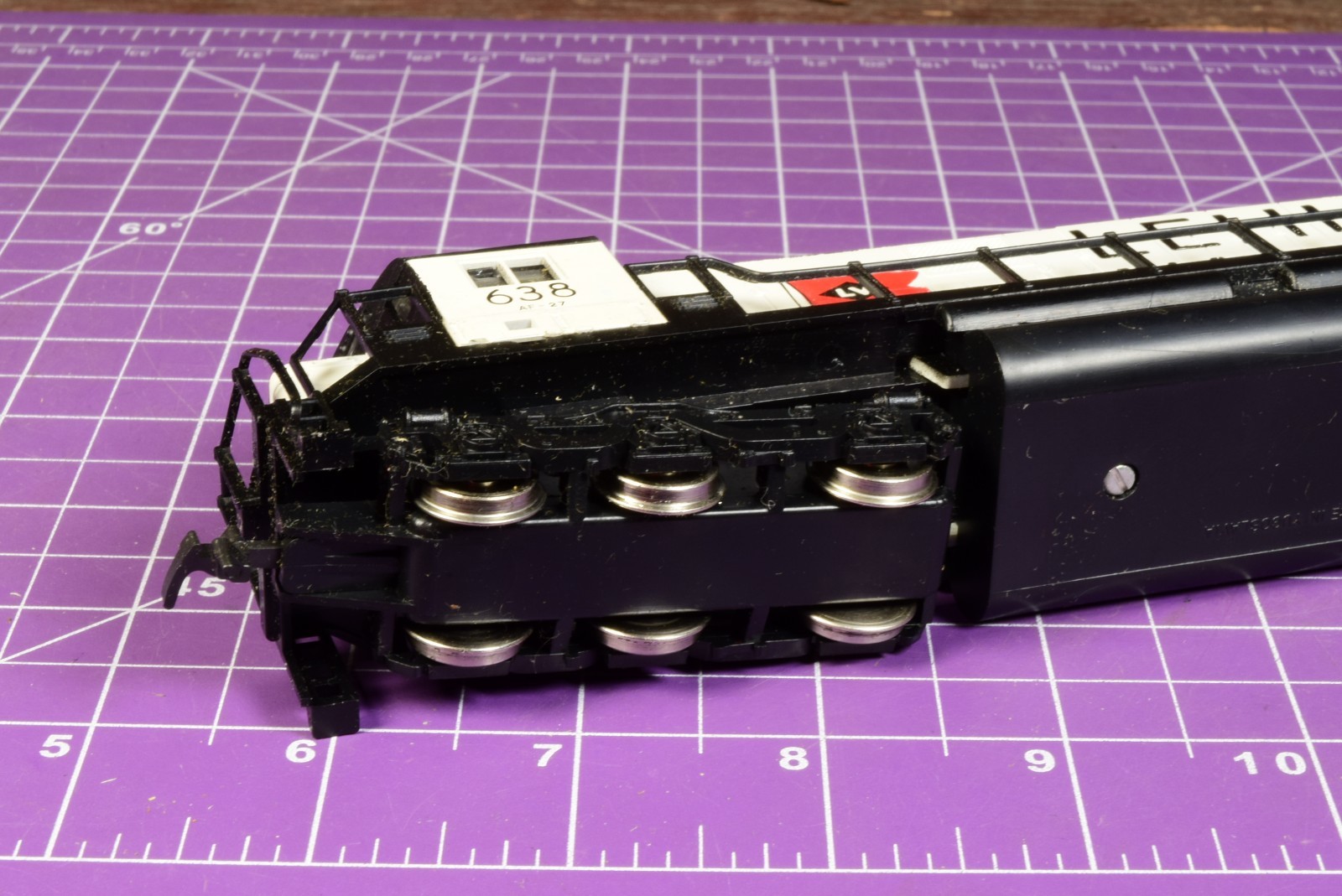 TrkRdy True CO-CO setup – Lehigh Valley ALCO Century 628 Diesel Locomotive, GWC