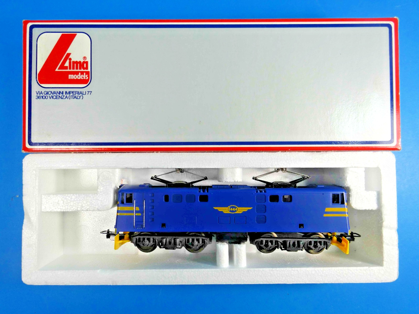 LIMA HO 209650 SOUTH AFRICAN RAILWAYS 5E E444 BLUE TRAIN DUMMY ELECTRIC OB-1980