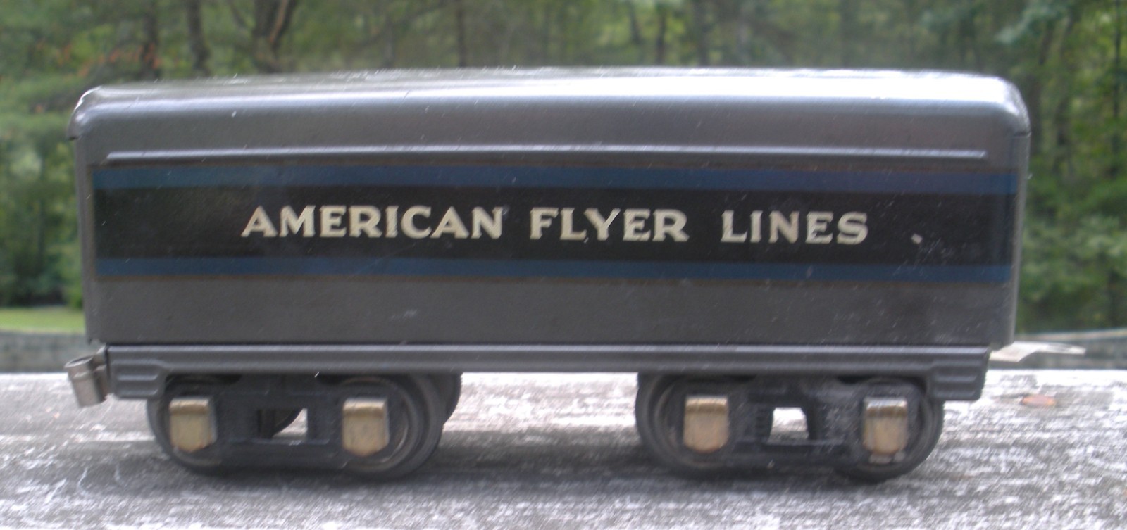 Rare American Flyer O Gauge Prewar Tender #418 Type XII – Only made in 1939
